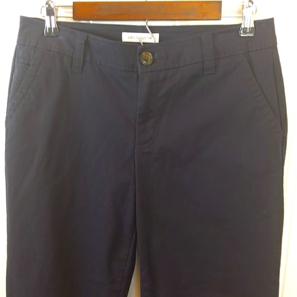 Liz Claiborne navy blue five pocket pants